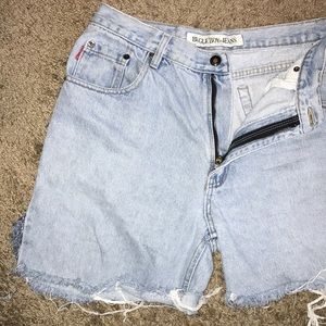 Vintage destroyed Bugle Boy Jeans Shorts